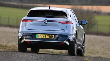 Renault Megane E-Tech - rear cornering, alt